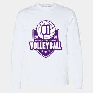 Heavy Cotton 100% Cotton Long Sleeve T Shirt Thumbnail