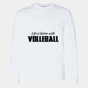 Heavy Cotton 100% Cotton Long Sleeve T Shirt Thumbnail