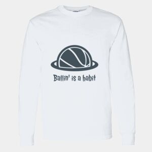 Heavy Cotton 100% Cotton Long Sleeve T Shirt Thumbnail