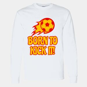 Heavy Cotton 100% Cotton Long Sleeve T Shirt Thumbnail