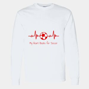 Heavy Cotton 100% Cotton Long Sleeve T Shirt Thumbnail