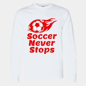 Heavy Cotton 100% Cotton Long Sleeve T Shirt Thumbnail