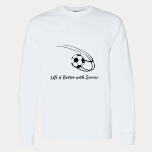 Heavy Cotton 100% Cotton Long Sleeve T Shirt Thumbnail