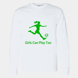 Heavy Cotton 100% Cotton Long Sleeve T Shirt Thumbnail