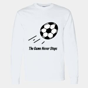 Heavy Cotton 100% Cotton Long Sleeve T Shirt Thumbnail