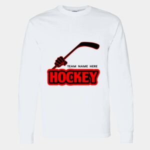 Heavy Cotton 100% Cotton Long Sleeve T Shirt Thumbnail