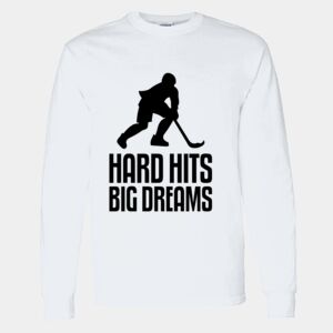Heavy Cotton 100% Cotton Long Sleeve T Shirt Thumbnail