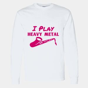 Heavy Cotton 100% Cotton Long Sleeve T Shirt Thumbnail
