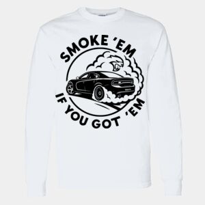 Heavy Cotton 100% Cotton Long Sleeve T Shirt Thumbnail