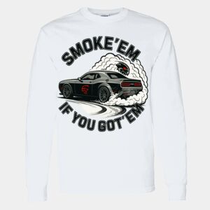 Heavy Cotton 100% Cotton Long Sleeve T Shirt Thumbnail