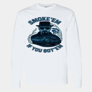 Heavy Cotton 100% Cotton Long Sleeve T Shirt Thumbnail