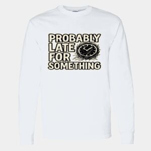 Heavy Cotton 100% Cotton Long Sleeve T Shirt Thumbnail