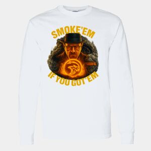 Heavy Cotton 100% Cotton Long Sleeve T Shirt Thumbnail
