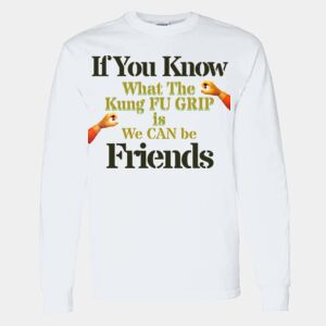 Heavy Cotton 100% Cotton Long Sleeve T Shirt Thumbnail