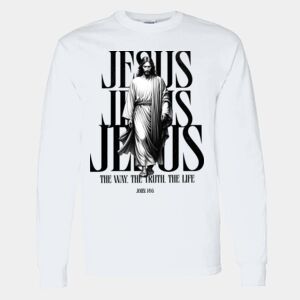 Heavy Cotton 100% Cotton Long Sleeve T Shirt Thumbnail