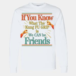 Heavy Cotton 100% Cotton Long Sleeve T Shirt Thumbnail