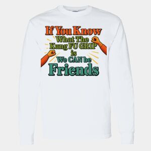 Heavy Cotton 100% Cotton Long Sleeve T Shirt Thumbnail